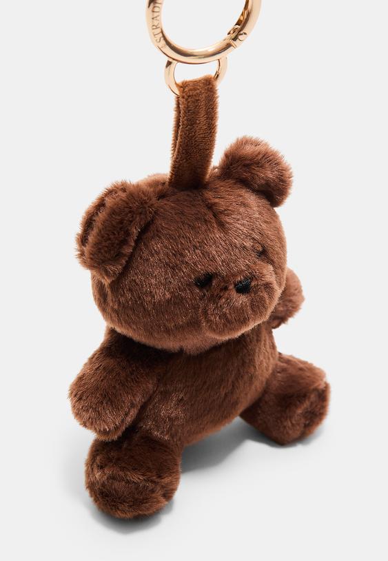 Stradivarius Bear Charm Brown Os