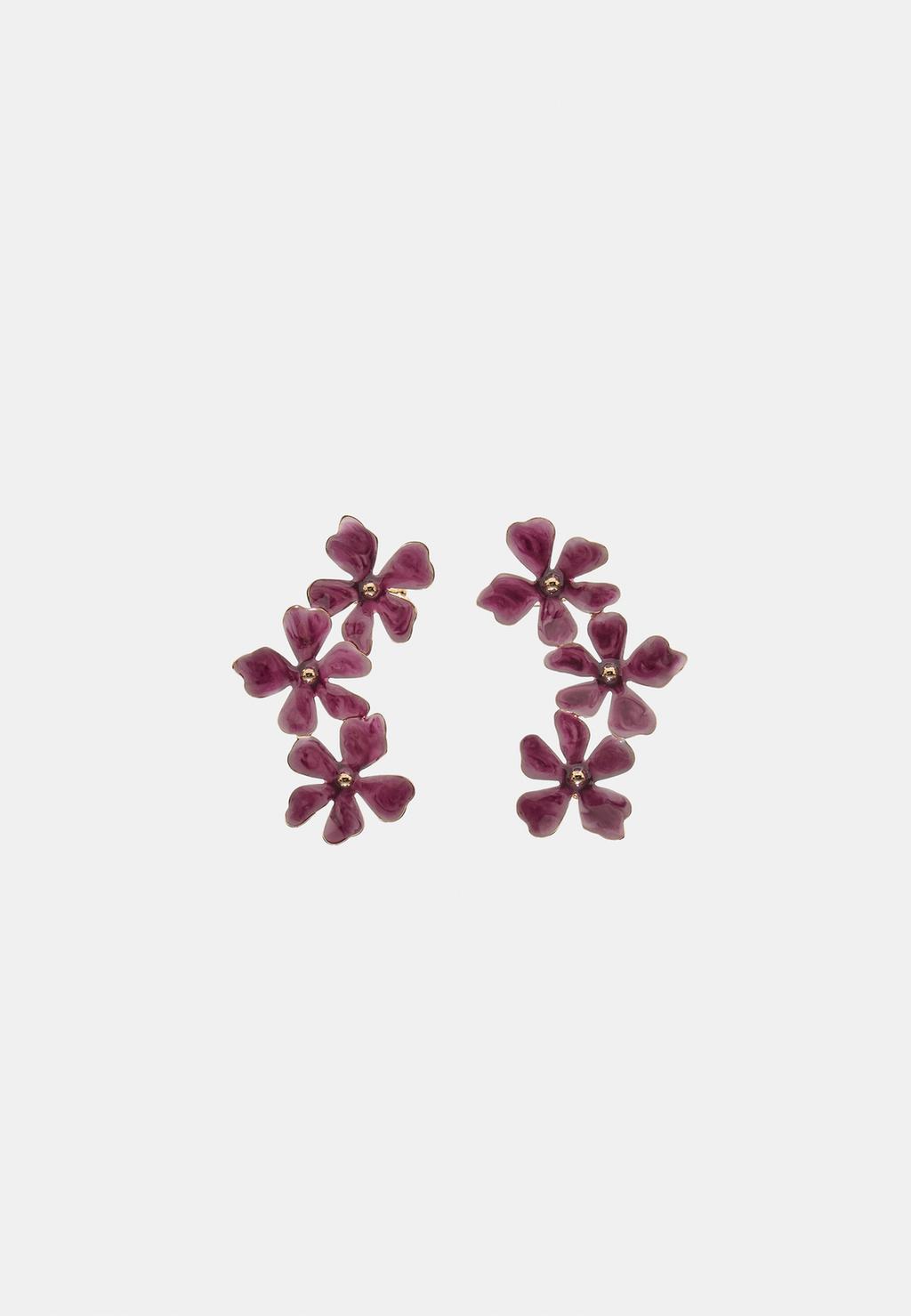 Orecchino ear cuff fiori