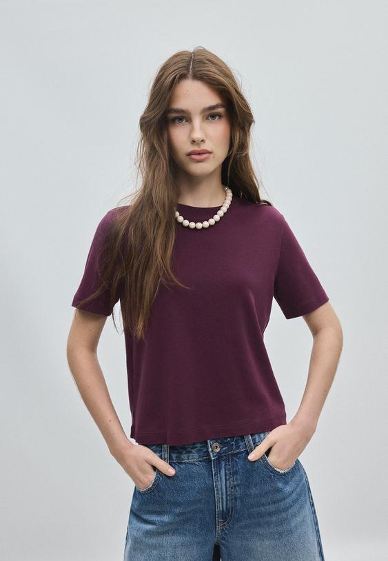 basic regular fit kalın tshirt