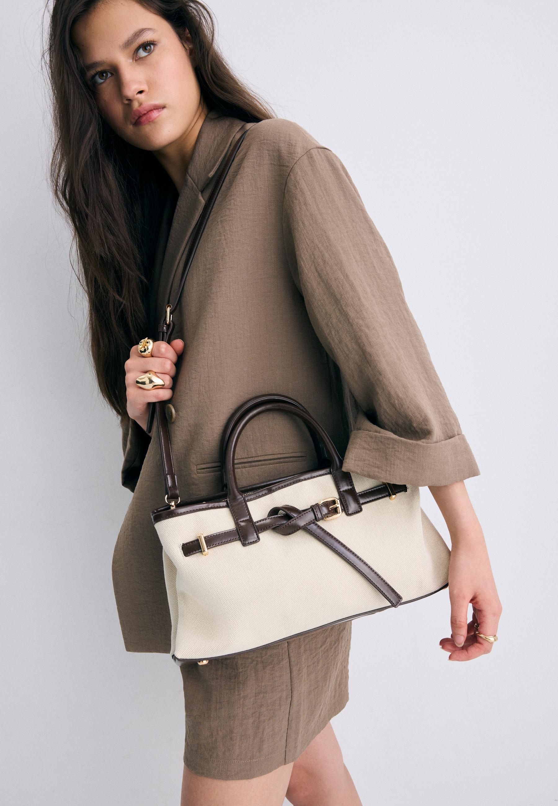 Canvas tote bag — Ecru (alternate view)