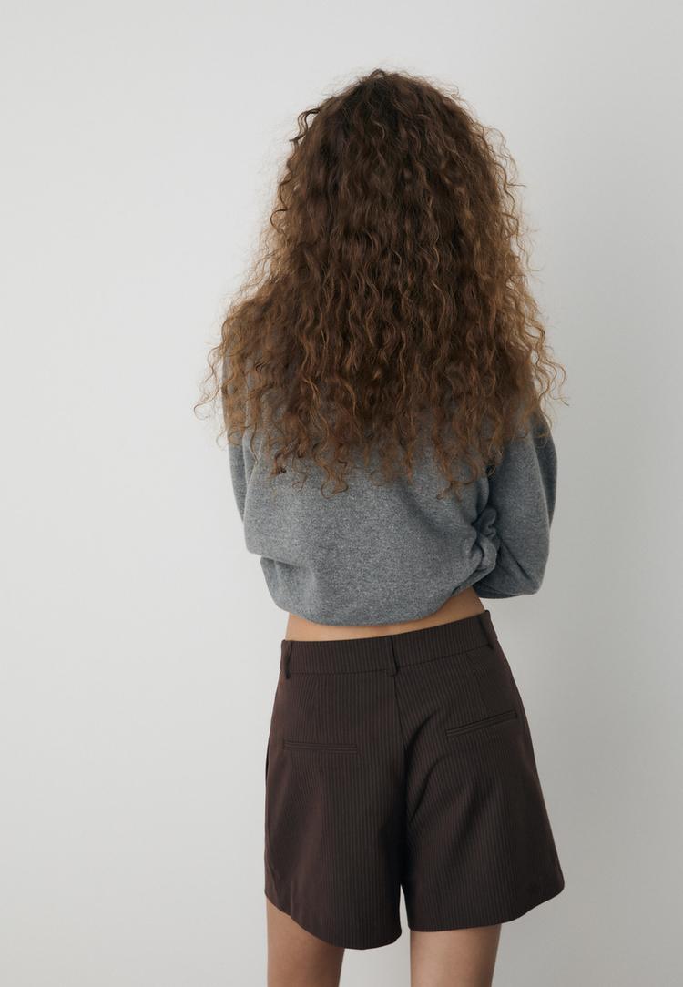 shorts vestir pinzas rayas