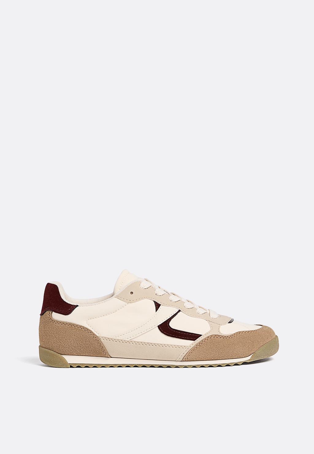 Sneakers casual in pelle scamosciata