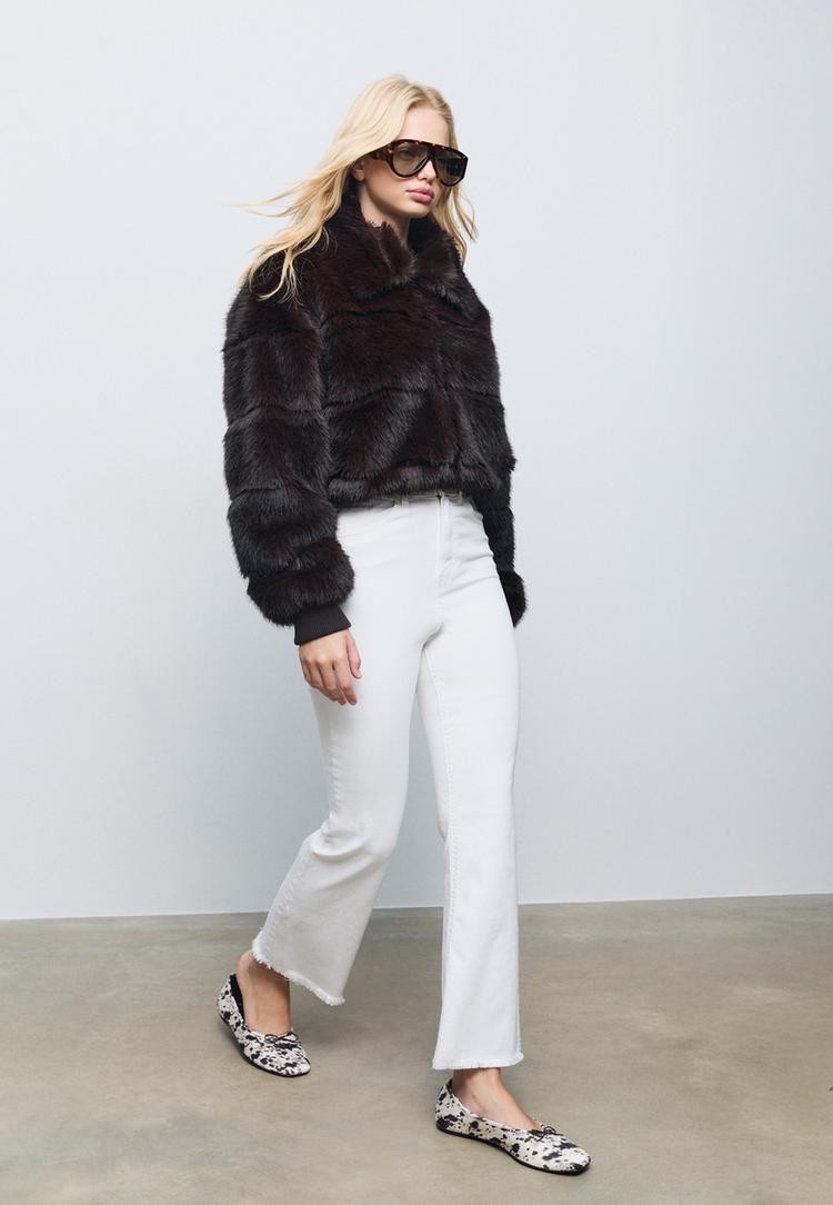 d78 cropped flared jeans