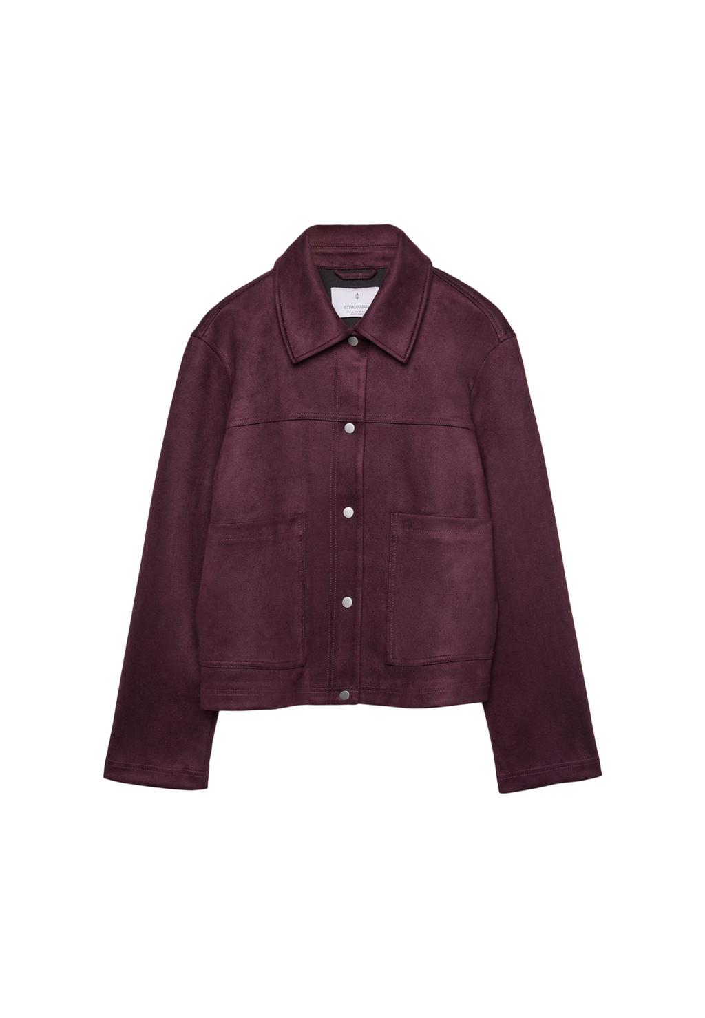 Faux suede jacket