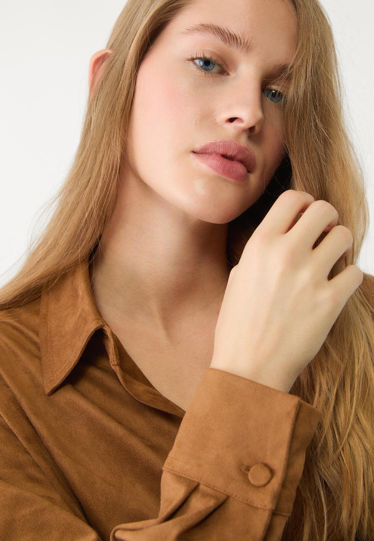 camisa efecto ante