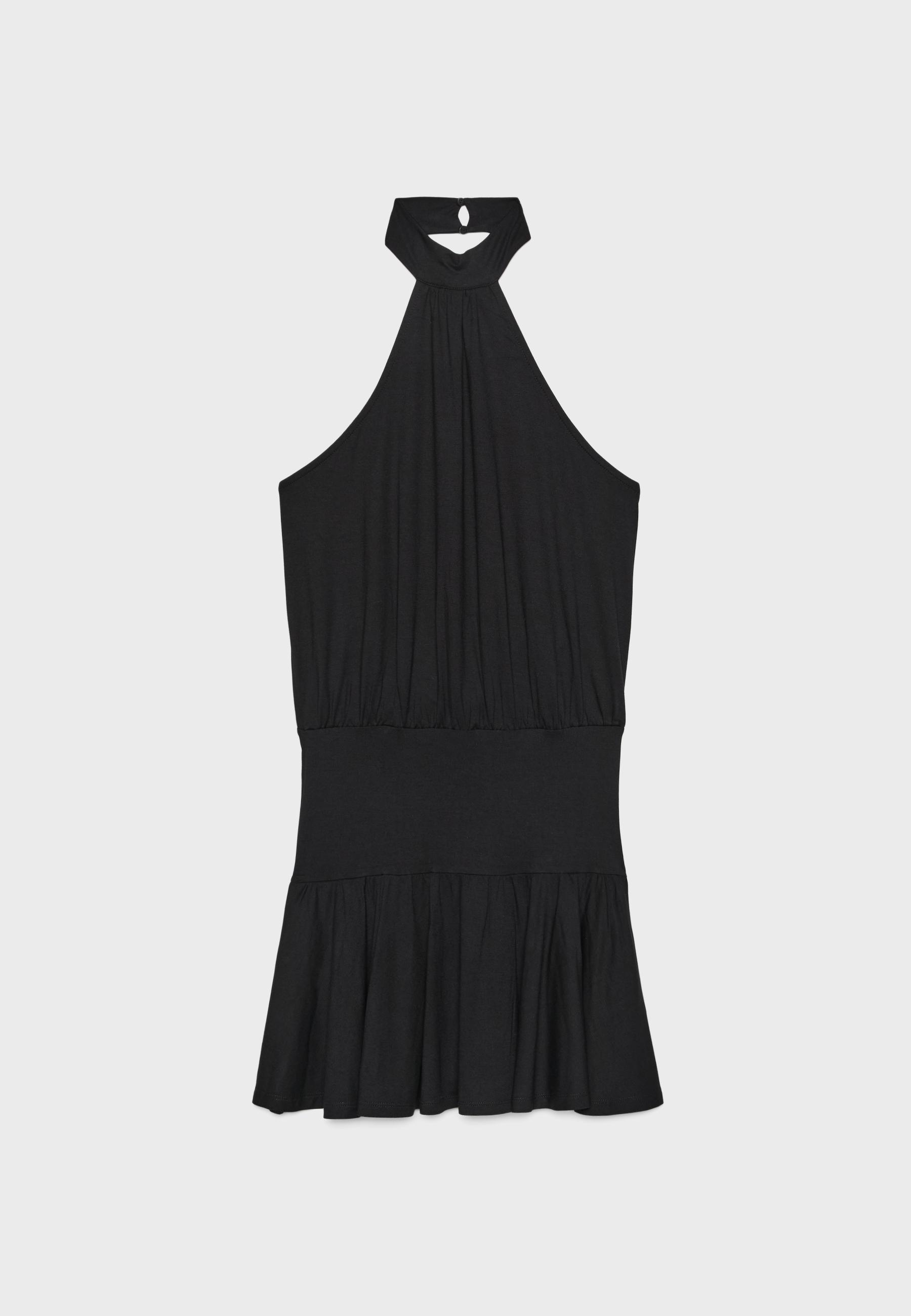 Halter dress — Black