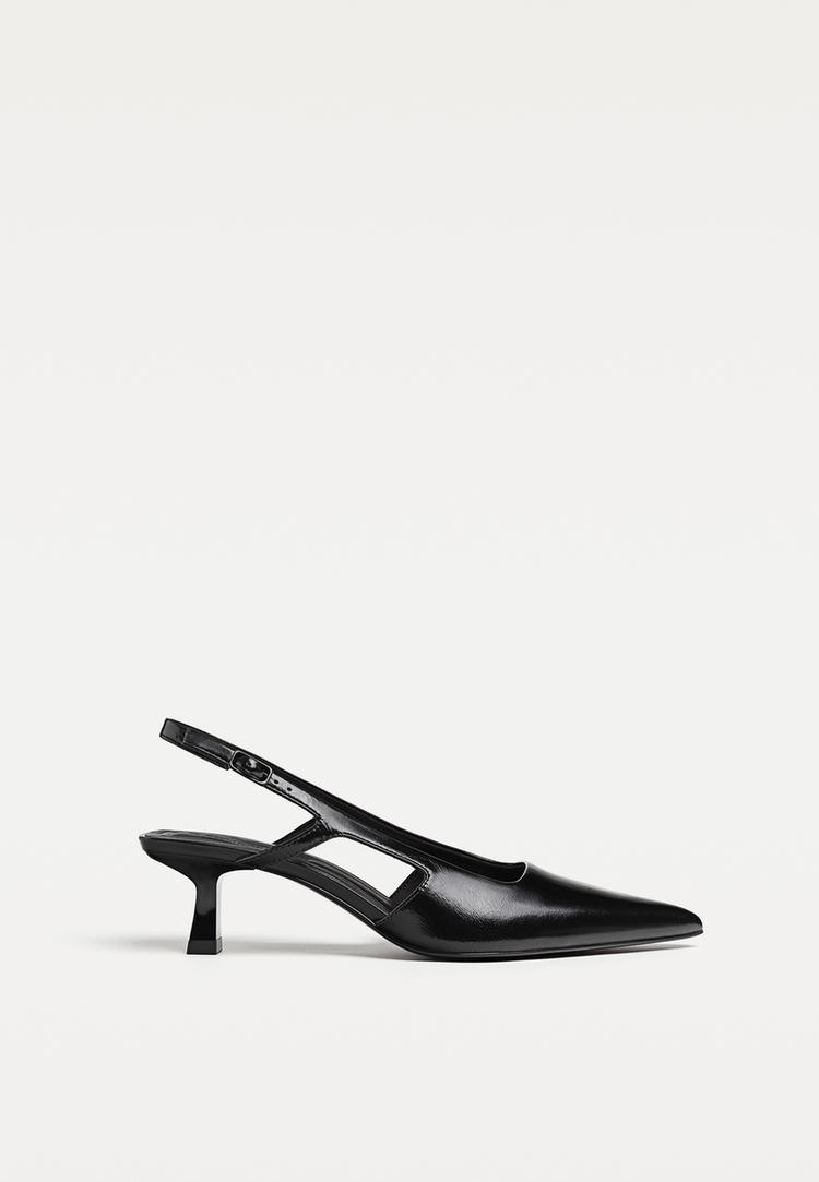 chaussures kitten ouvertes a larriere