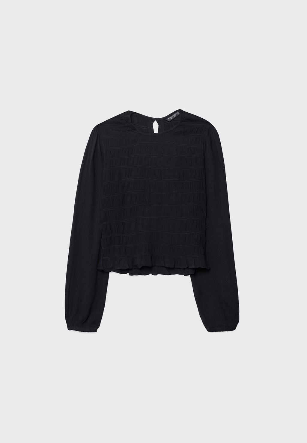 Ruffled blouse