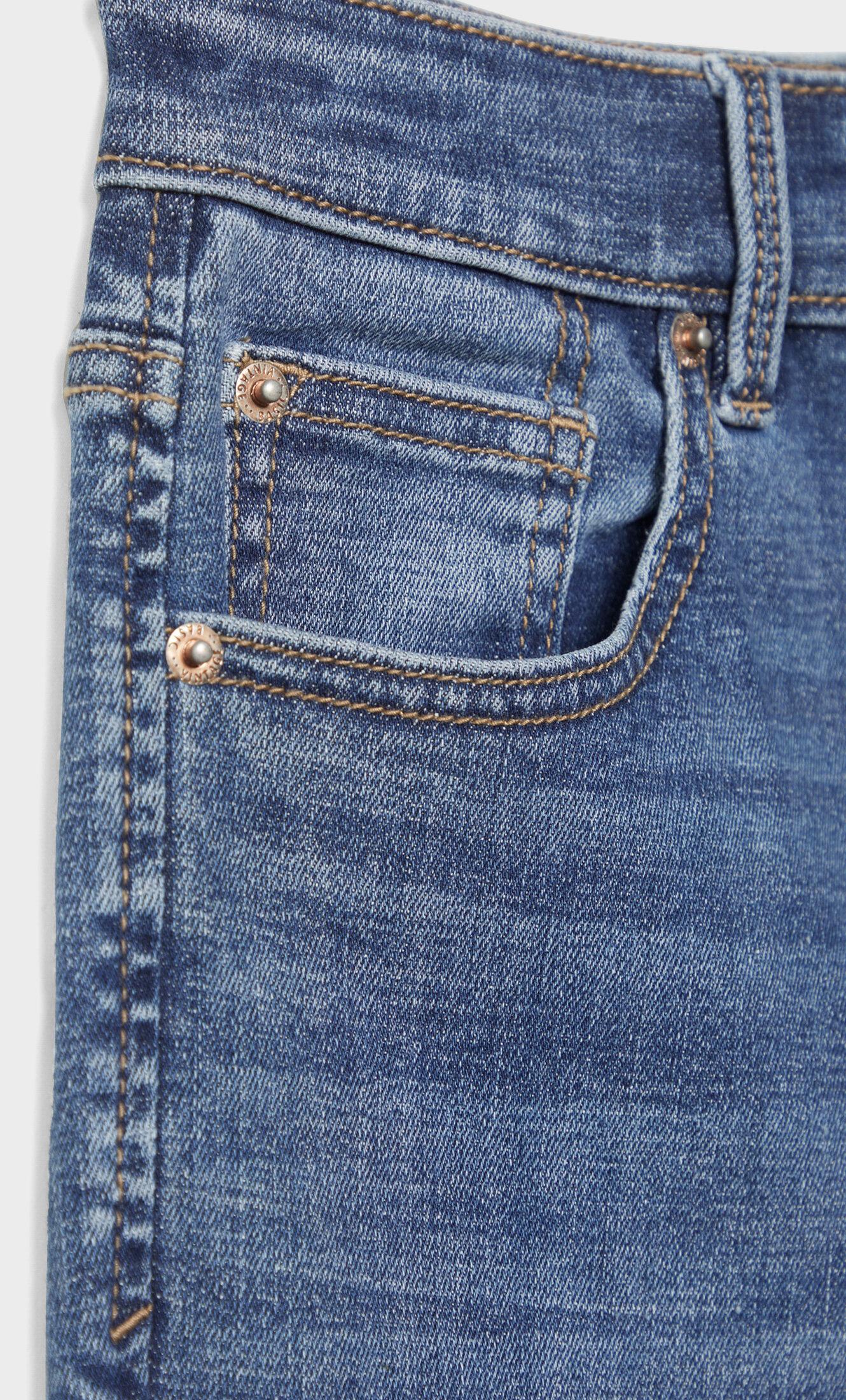 D09 Super high-waist skinny jeans — RINSE BLUE DENIM