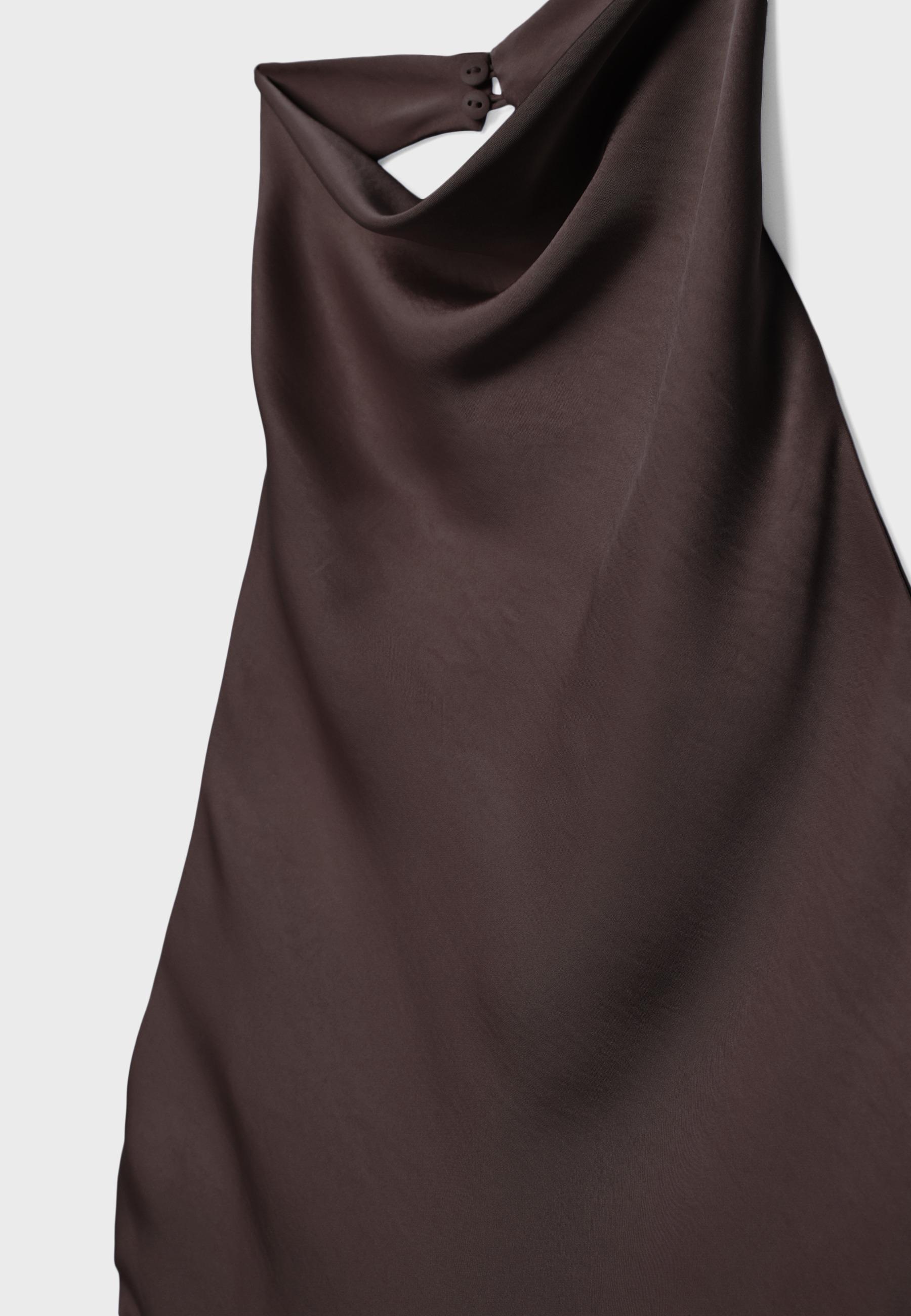 Saten halter top - Görsel 9