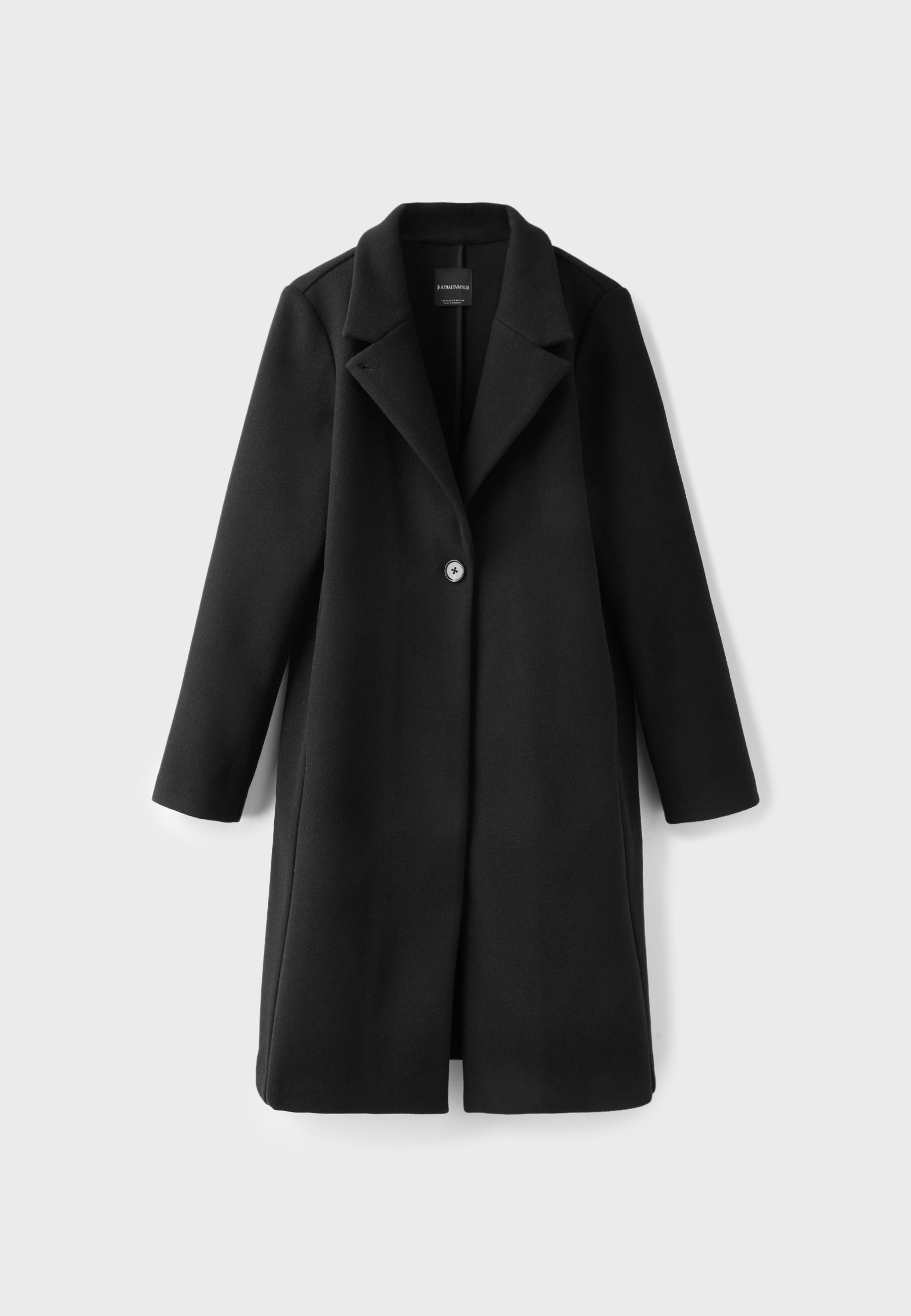 OVERCOAT 23SS レーヨントリコチンパンツ M1 大丸製作所3 黒 Basic soft-touch coat - Women's fashion | Stradivarius Oman