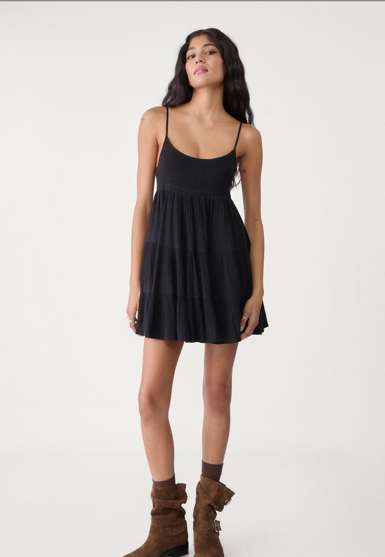 robe courte fluide