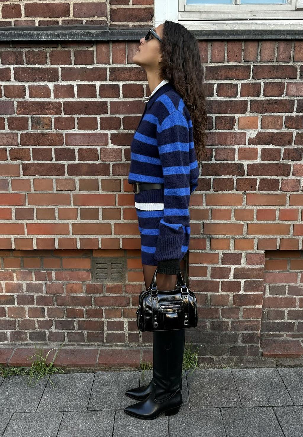 Black plain shaft cow boots