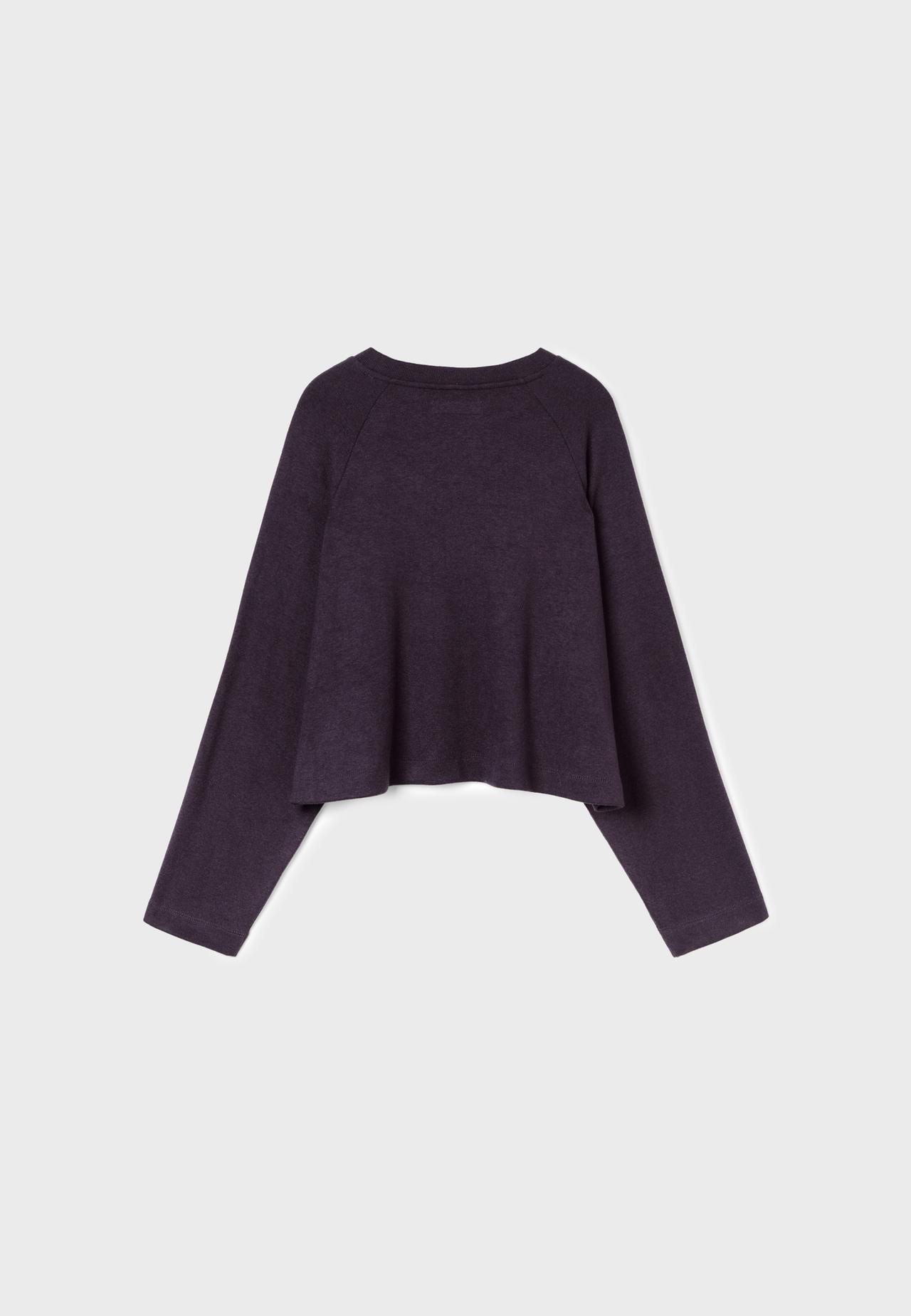 Raglan sleeve jumper — AUBERGINE