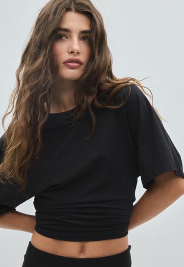 B08 Japanese short sleeve T-shirt — Black 1