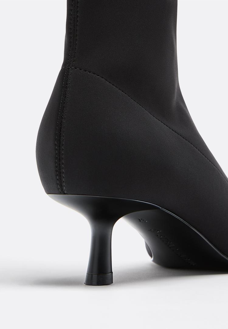 botines tacon kitten neopreno
