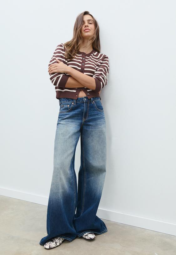 chaqueta punto botones manga ranglan