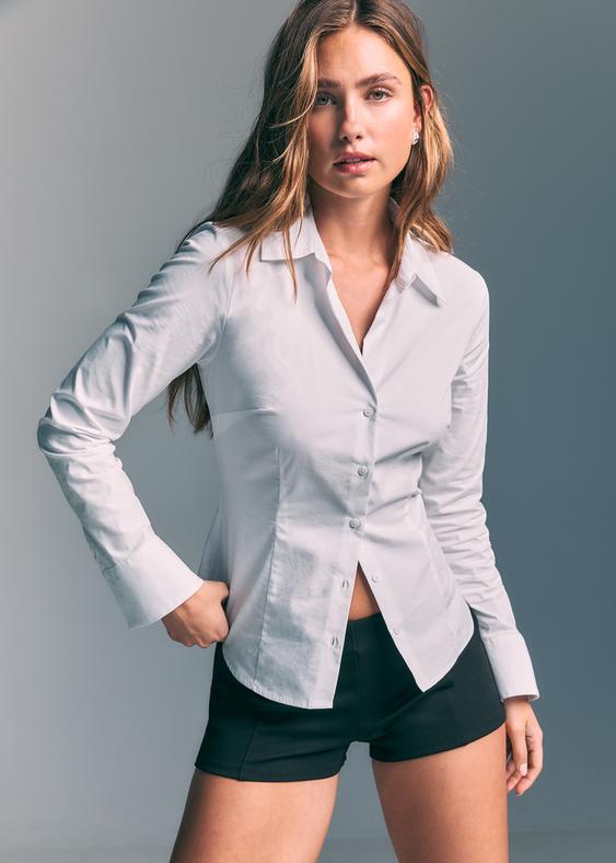 camisa basica fitted