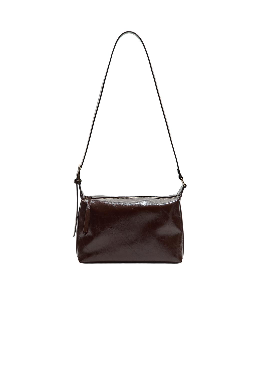 Crossbody bag with buckle