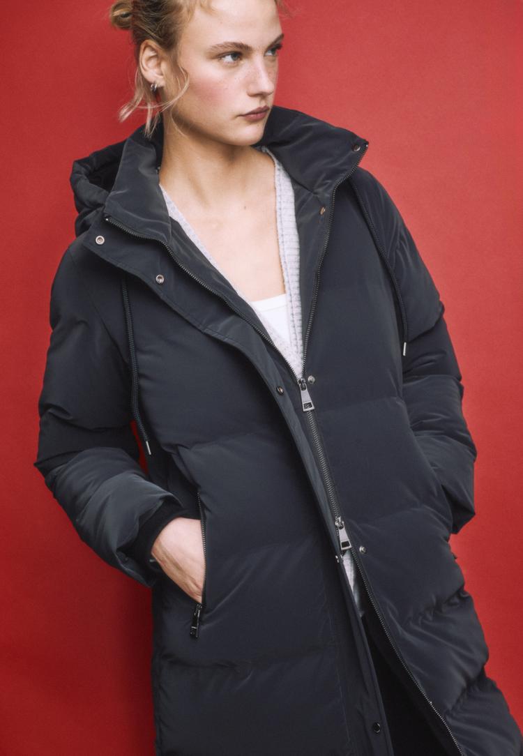 abrigo padding largo