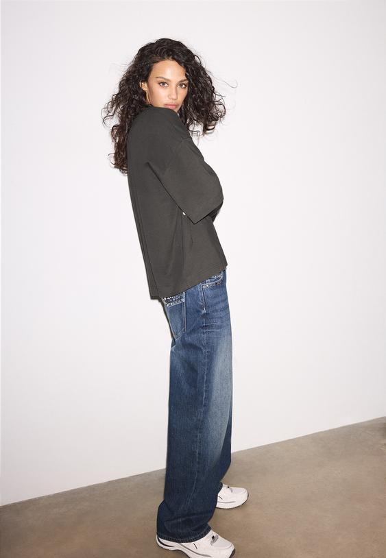 camiseta manga corta oversize