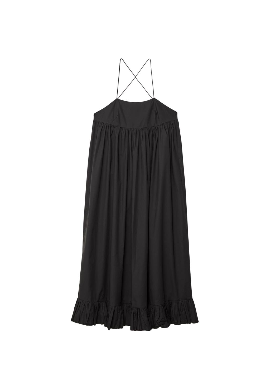 Vestido largo popelín