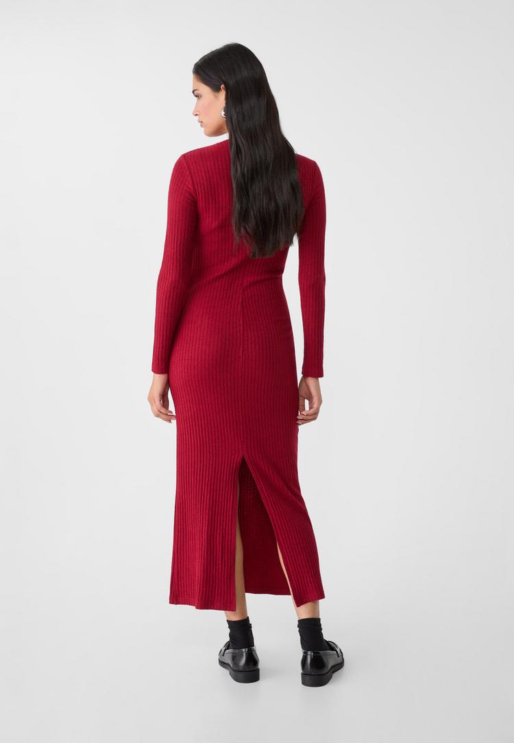 vestido punto midi