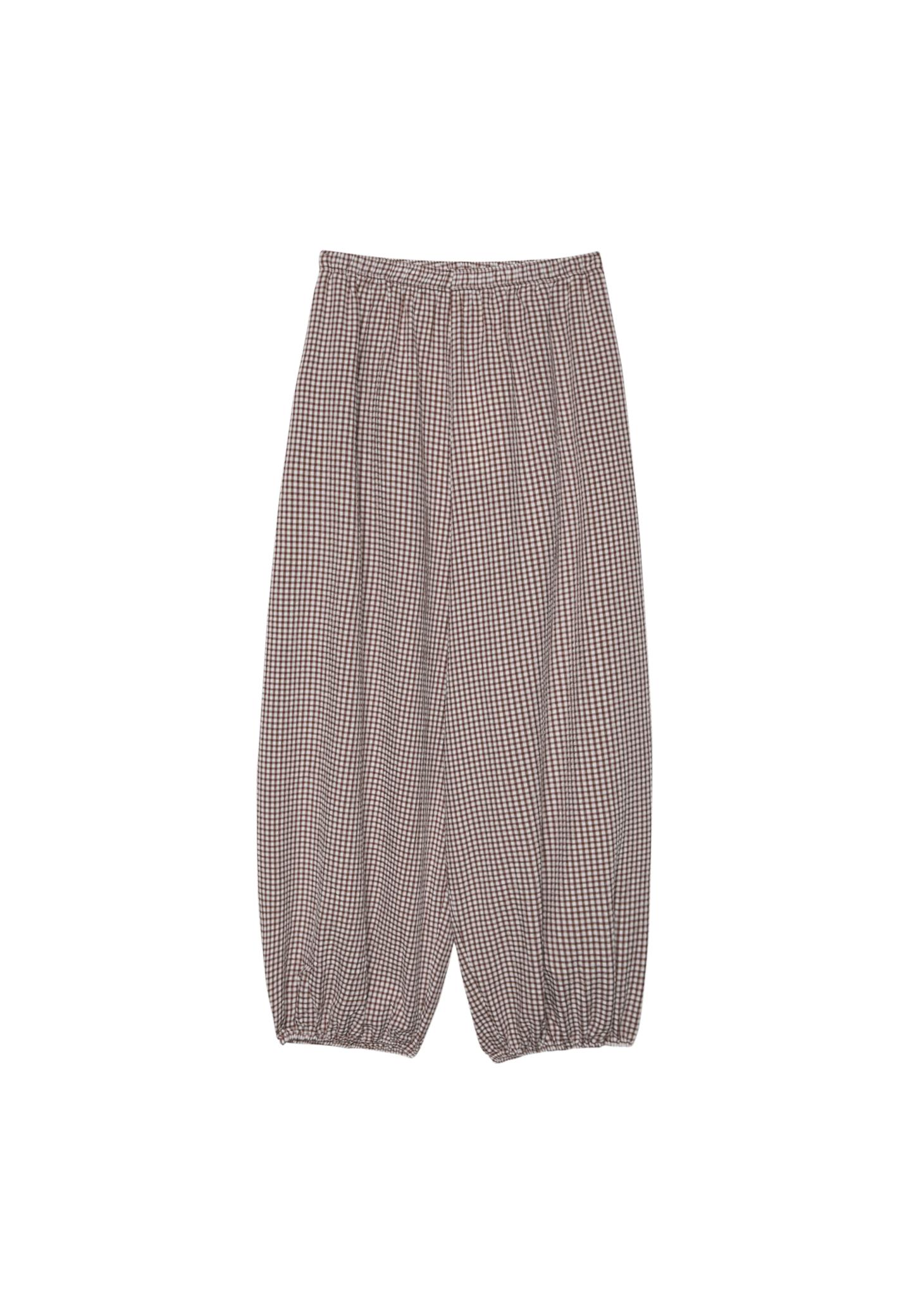 Hacimli poplin pantolon - Görsel 10