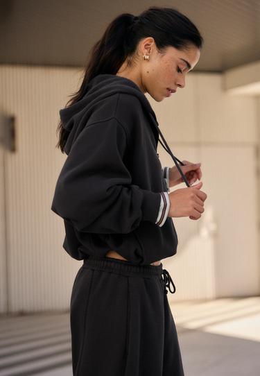 Puffed sweatshirt — Dark grey 6