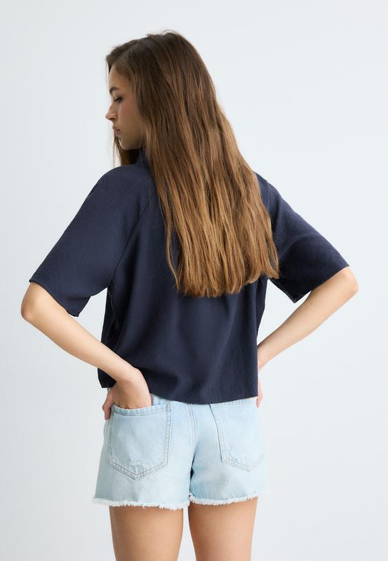 camisa fluida botones