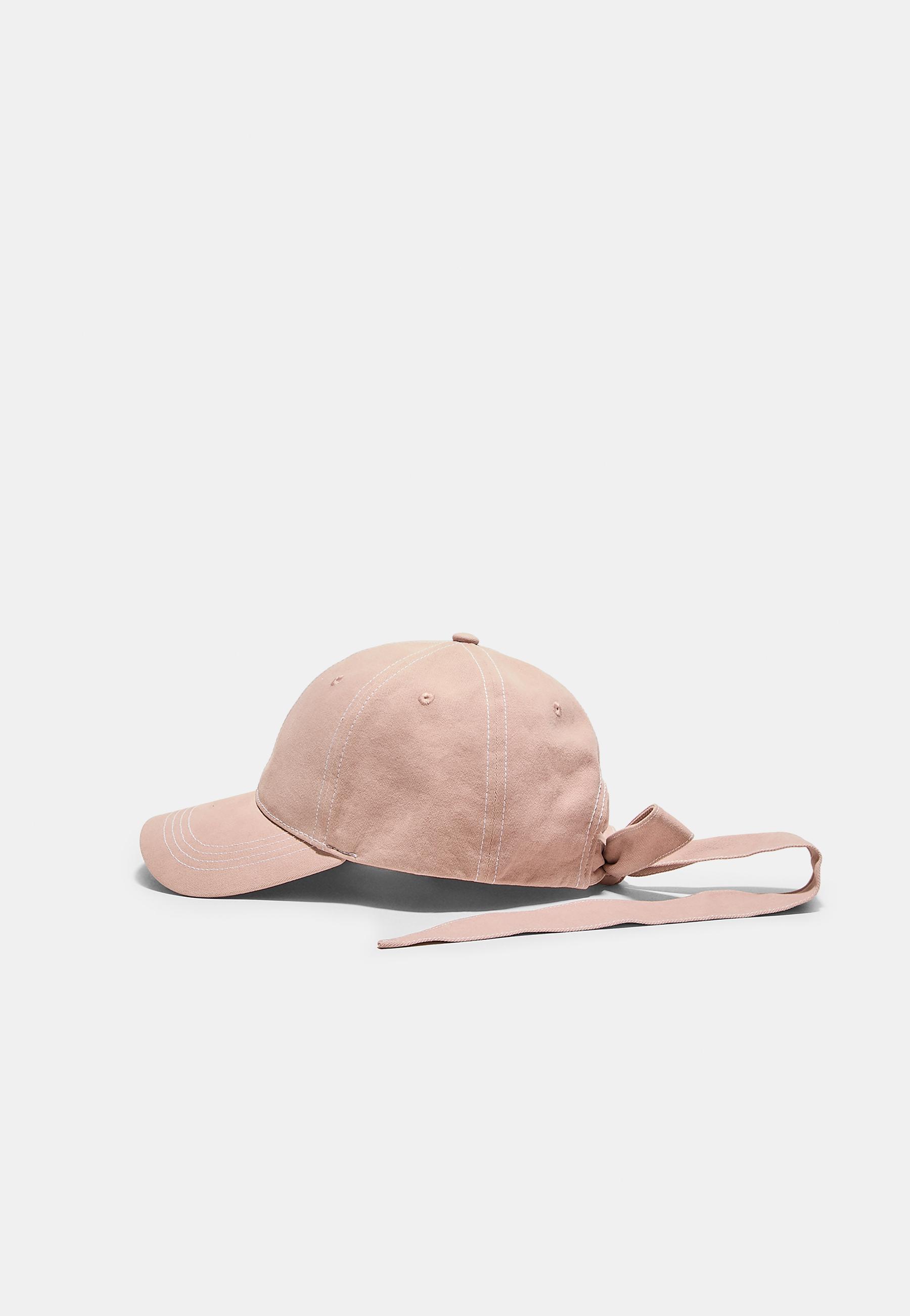 Bow cap — Pastel pink
