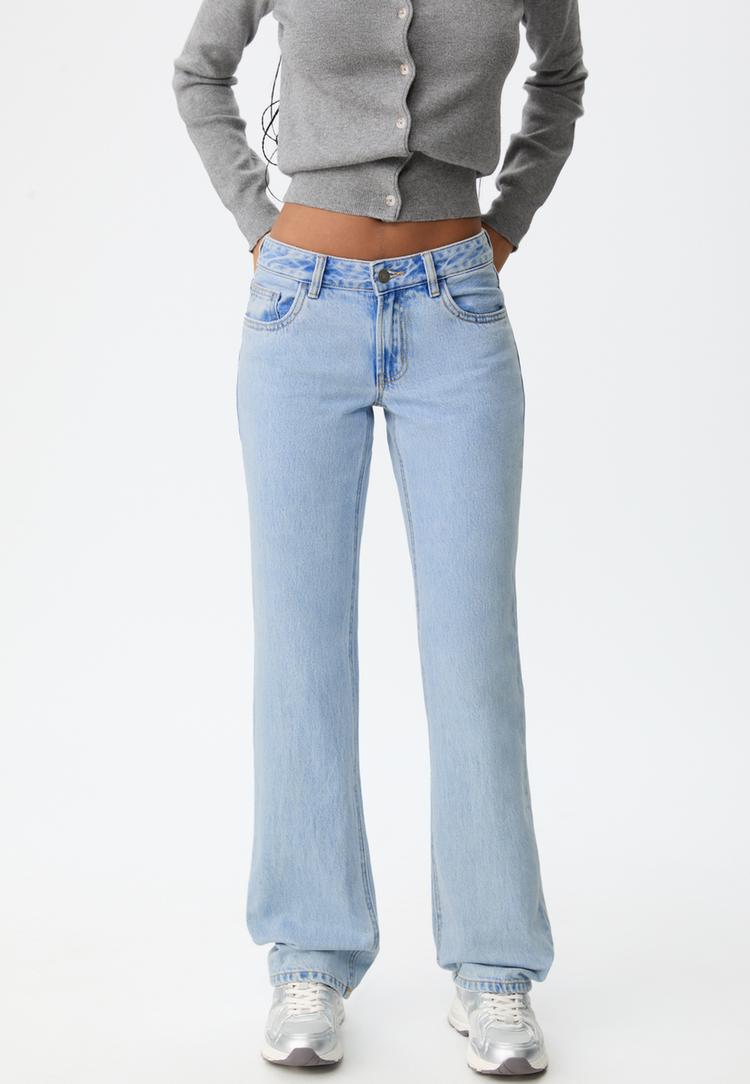 jeans straight fit low waist