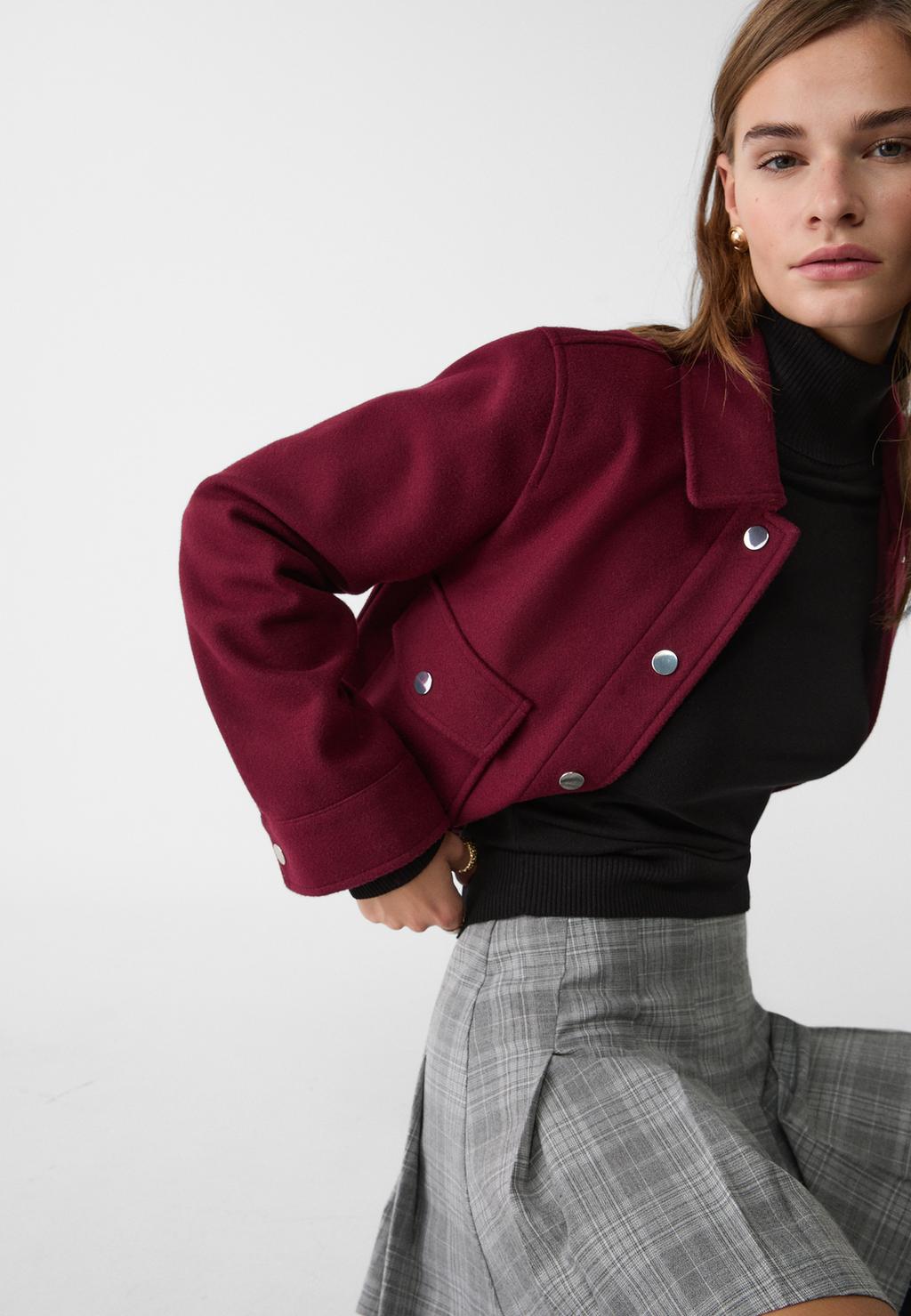 Pull avec col montant