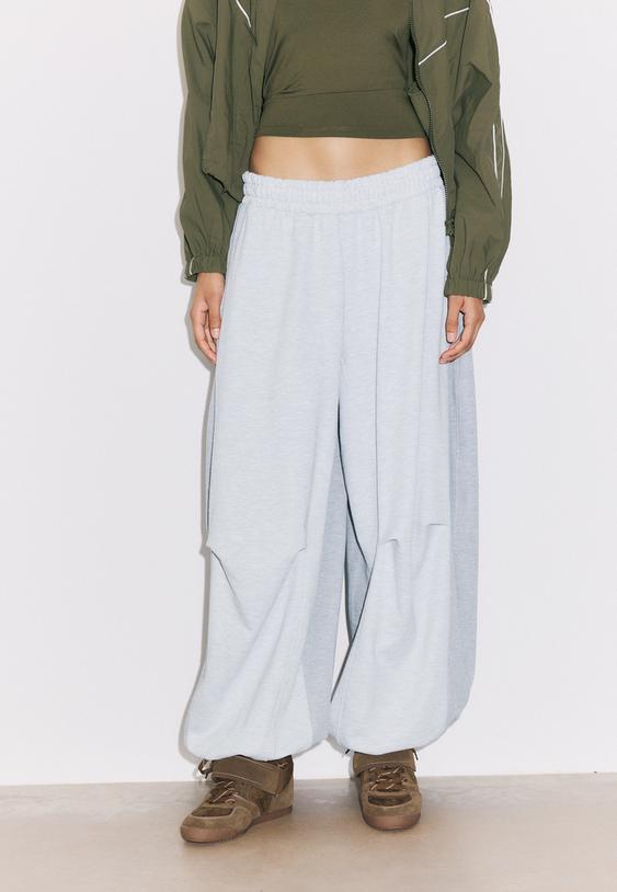 balloon jogger trousers with stoppers