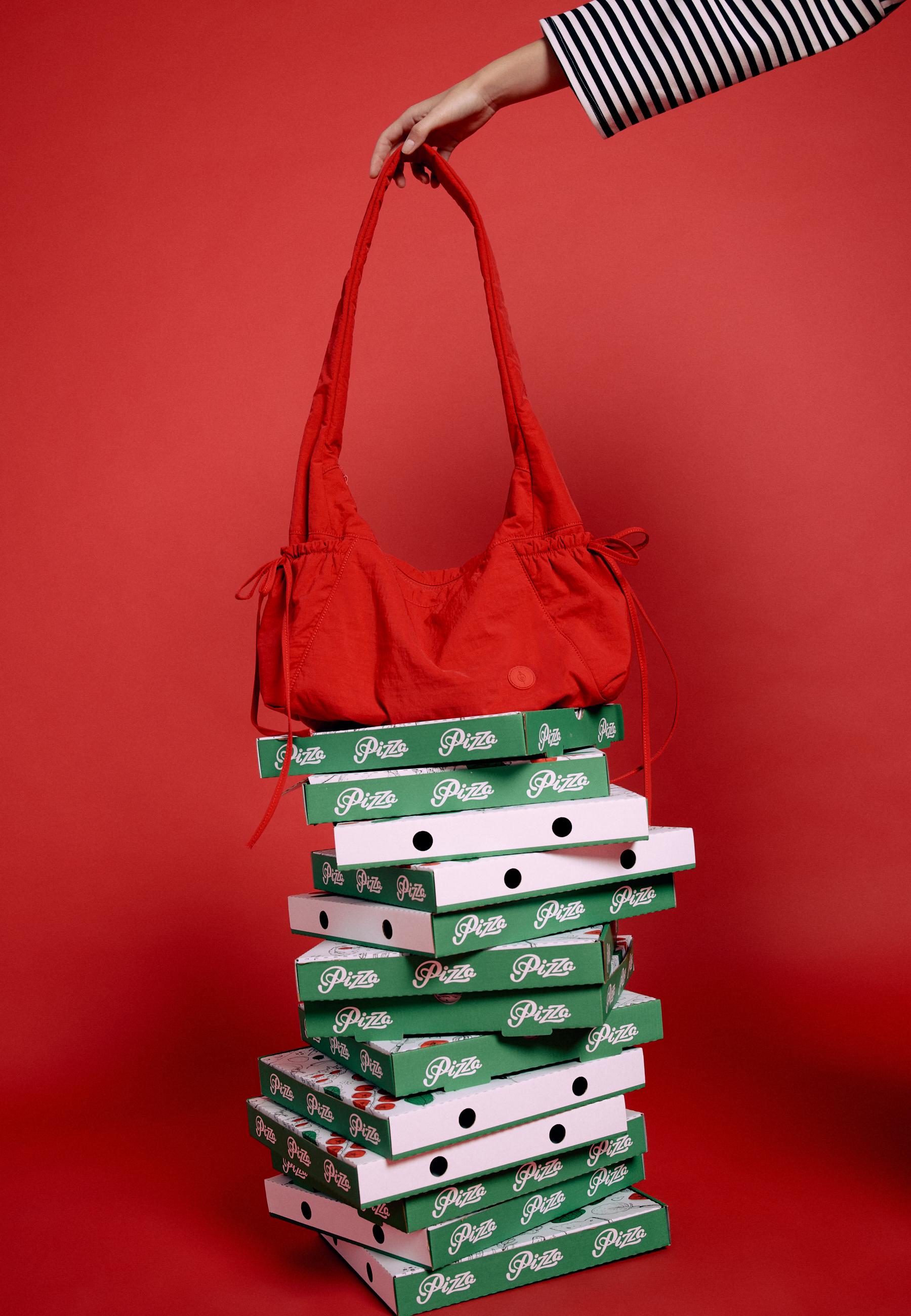 Sport pocket crossbody bag — Red