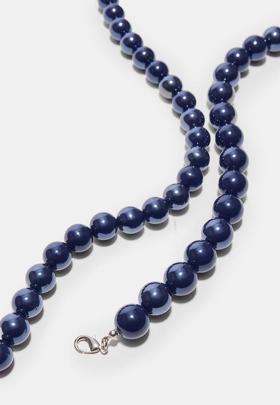 set 2 kettingen met kralen