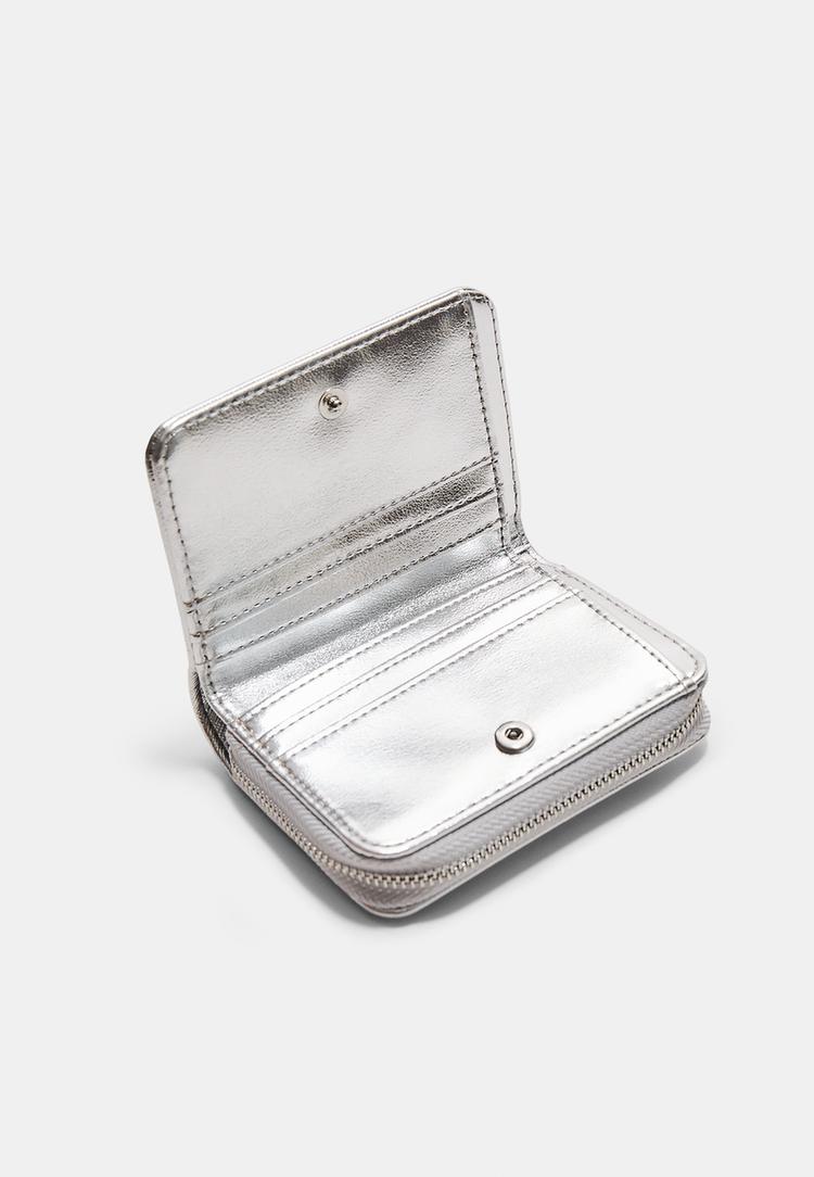 monedero rectangular brillo