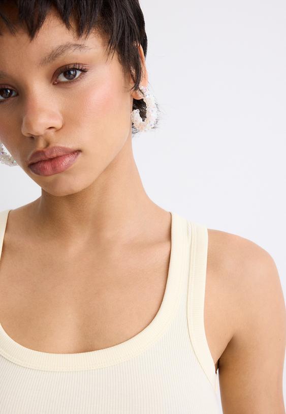 pendientes aro multi abalorios