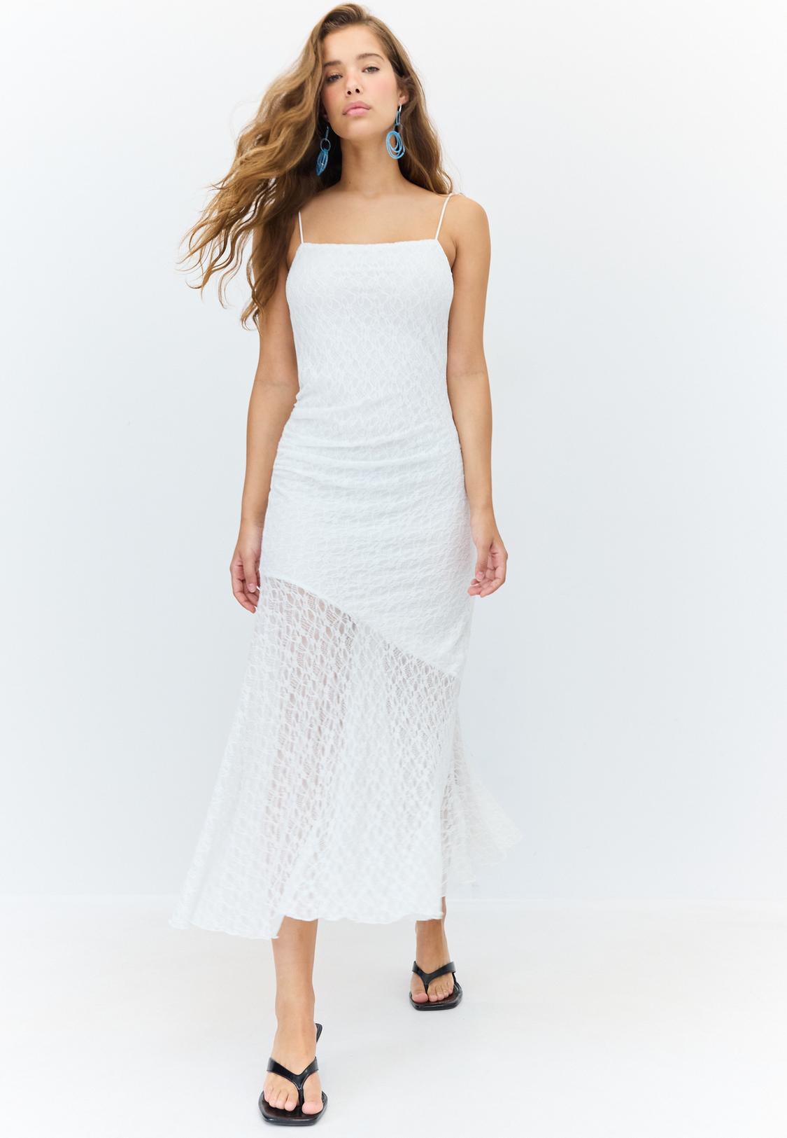xscape lace soutache dress Xscape Women's One-Shoulder Soutache Lace Gown - Sage/Gold main image 0