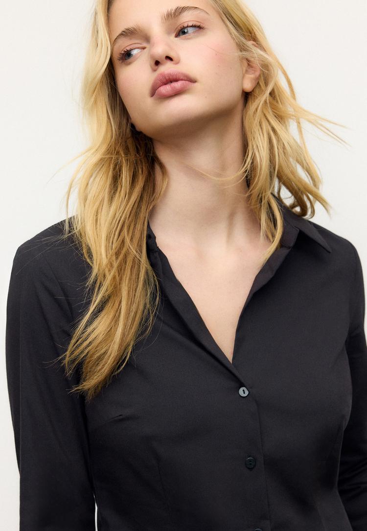 camisa basica fitted