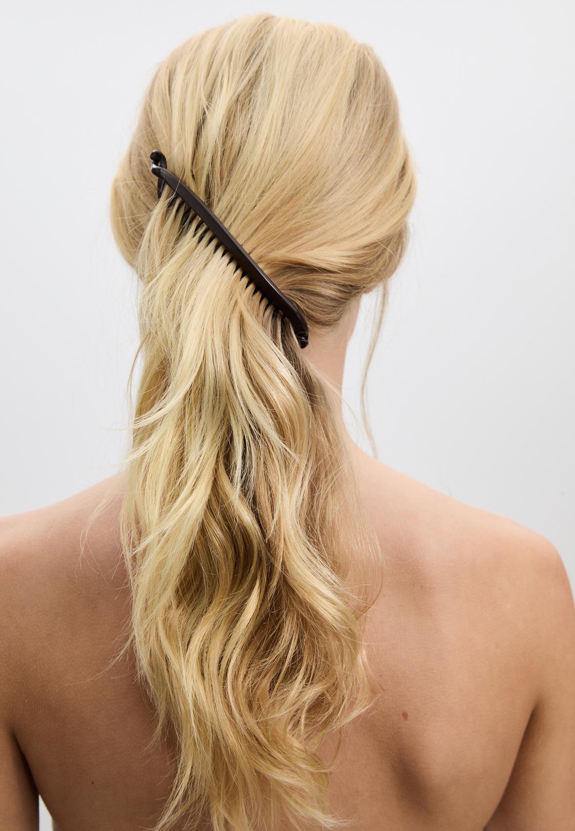 MIO Leopard Classic 13cm Large Banana Clips Non Slip Plastic Banana Hair Claw Ve - Foto 8