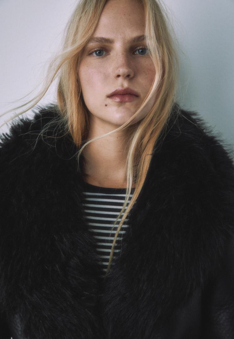 manteau long avec d%C3%A9tail fausse