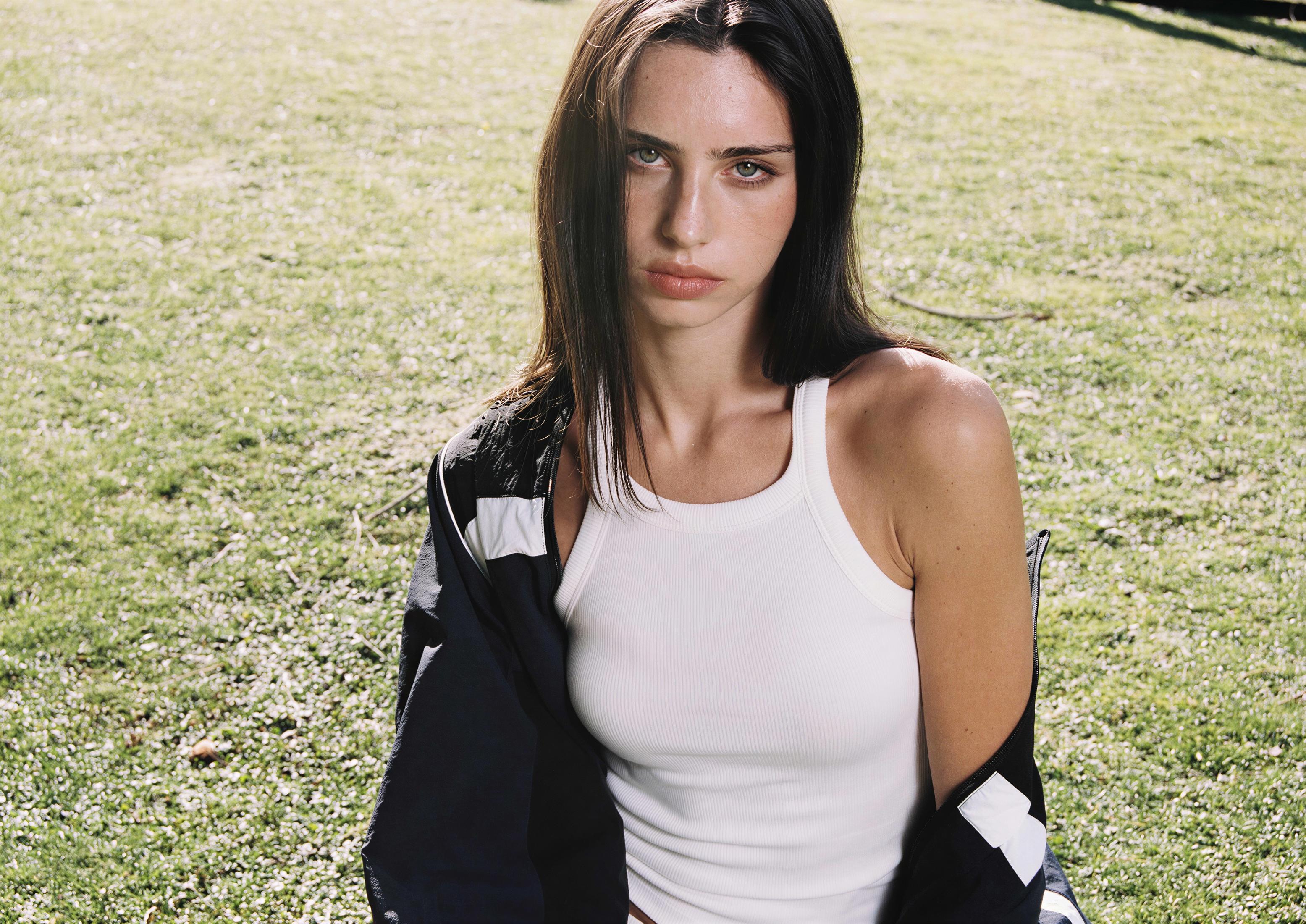 Racerback T-shirt — Ecru