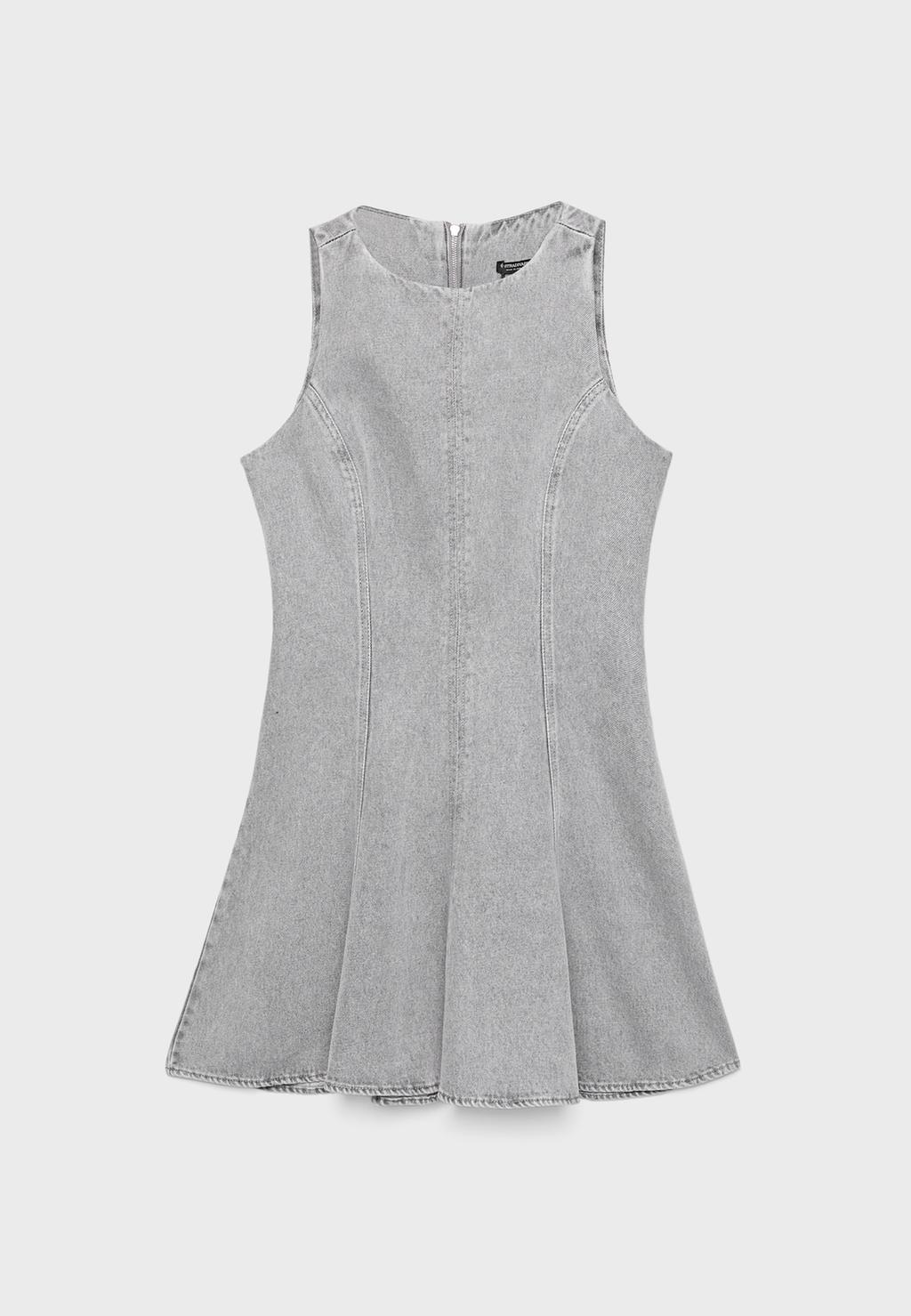 Vestito corto denim