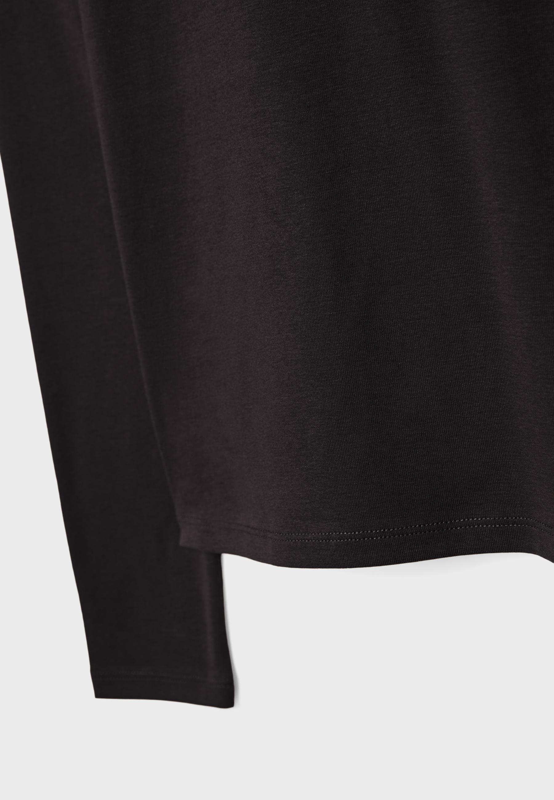 Basic long sleeve T-shirt — Black