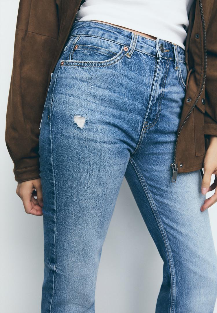 d98 jeans straight effetto vintage