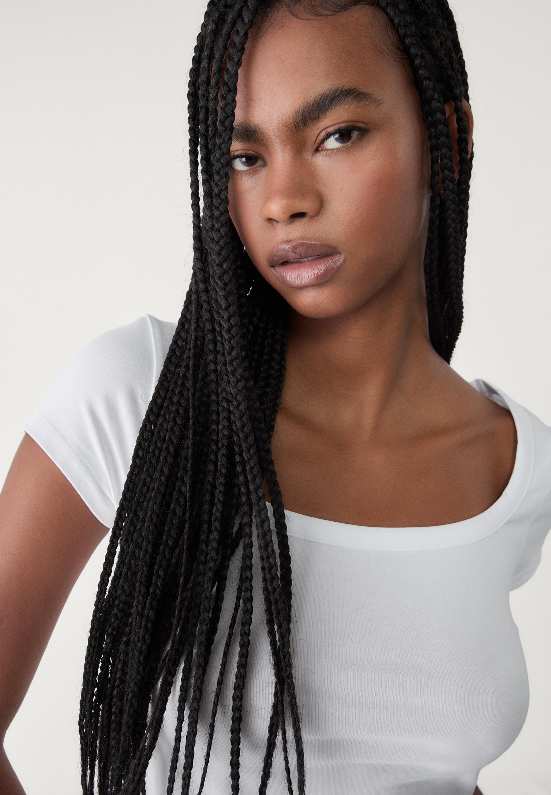 Top with square-cut neckline - Women's fashion