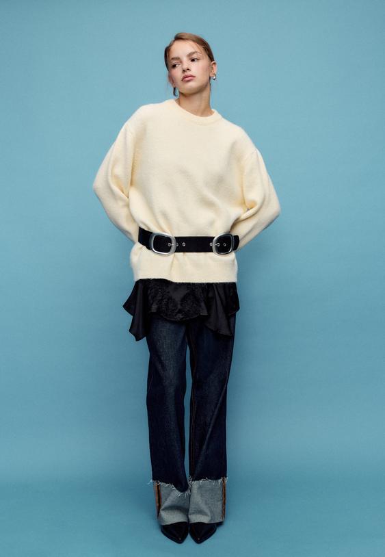 soft touch knitted jumper