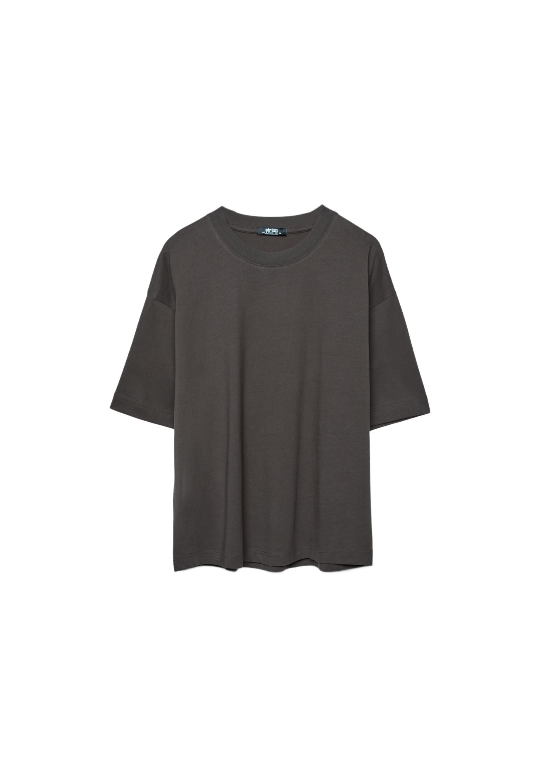 Oversize short sleeve T-shirt — Brown