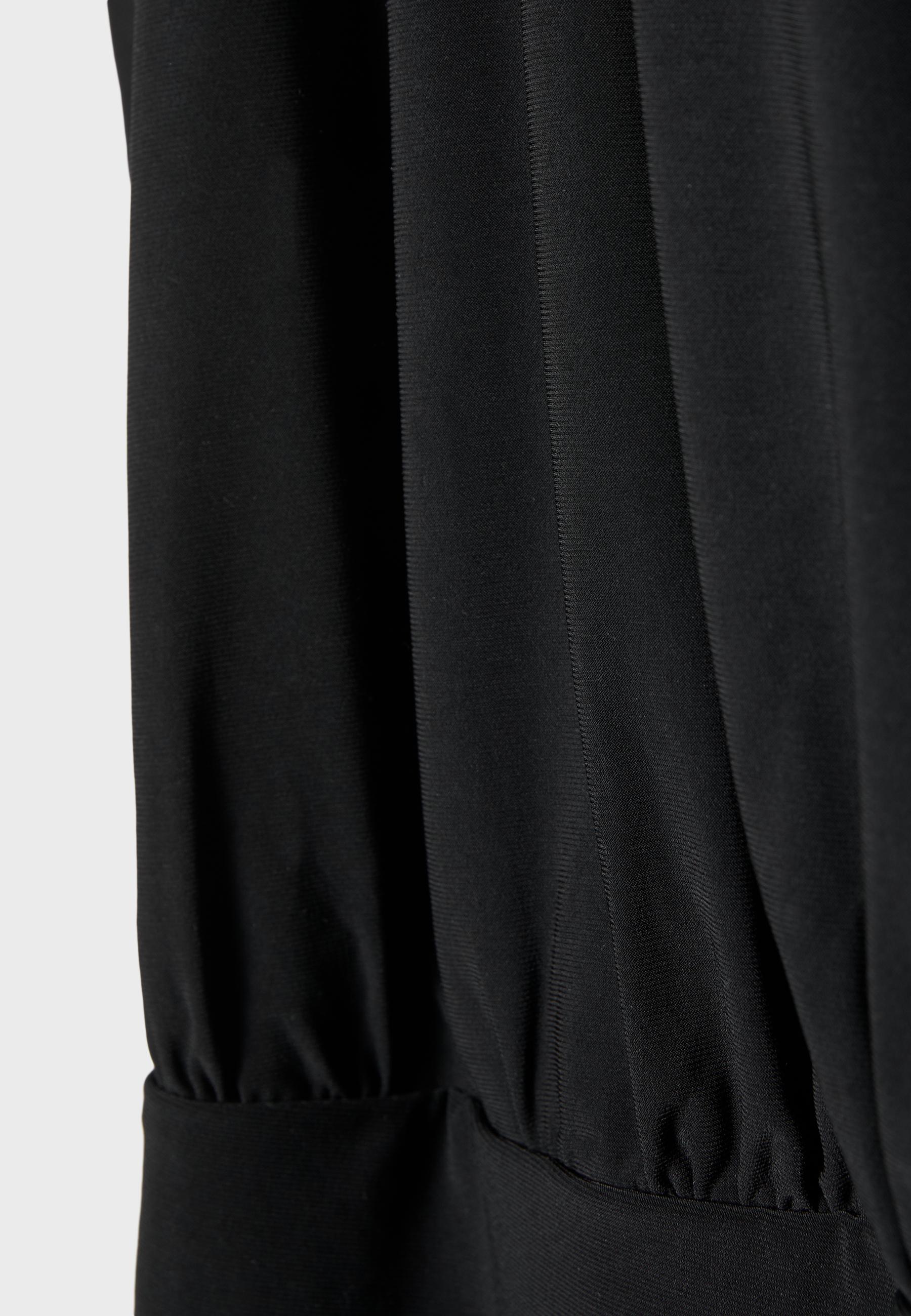 Puff-effect halter top — Black